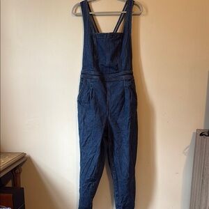 Blue Denim Overalls Classic Workwear Style